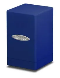 pudelko-na-karty-ultra-pro-satin-tower-deck-box-blue-niebieskie