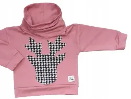 bluza-renifer-pepitka-z-rozem-rozmiar-152