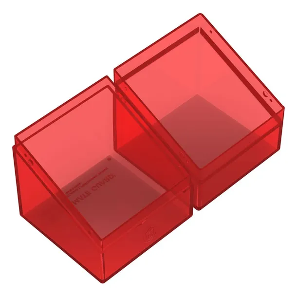 pudelko-na-karty-ultimate-guard-boulder-deck-case-100-clear-ruby-stan-nowy