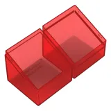 pudelko-na-karty-ultimate-guard-boulder-deck-case-100-clear-ruby-stan-nowy