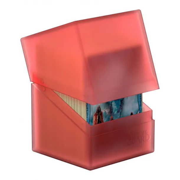 pudelko-na-karty-ultimate-guard-boulder-deck-case-100-ruby-stan-nowy