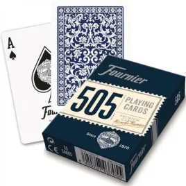 karty-do-gry-fournier-505-poker-niebieskie