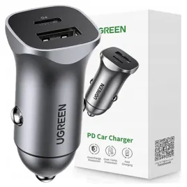 ugreen-szybka-ladowarka-samochodowa-usb-a-usb-c-30w-pd-pps-szara