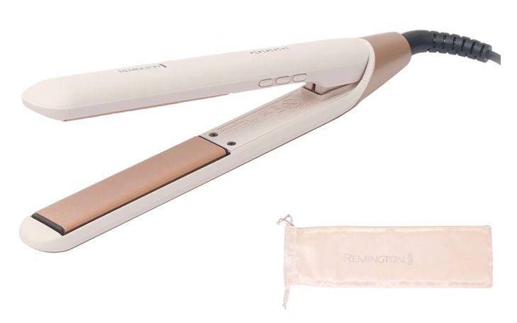 ﻿Perłowa PROSTOWNICA Ceramiczna do Włosów Powłoka Shea Soft REMINGTON S4740