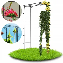 wysoka-pergola-ogrodowa-modulowa-czarna-metalowa-podpora-do-roslin-240-cm