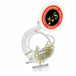 oslona-nakladka-materialowa-na-suzafon-biala-z-nadrukiem