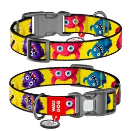 waudog-obroza-nylon-z-qr-furry-monster-l-25mm-33-49cm