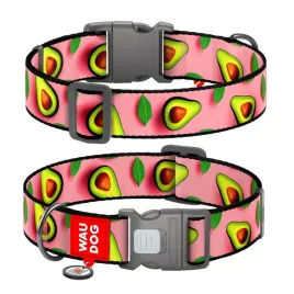 waudog-obroza-nylon-z-qr-awokado-roz-xxl-35mm-46-70cm