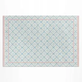 winylowy-dywan-patio-regularne-niebieskie-linie-imitacja-tkaniny-120x180-cm