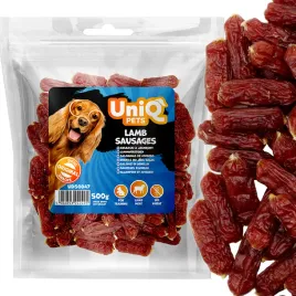przysmak-przekaska-dla-psa-miekkie-kielbaski-z-jagnieciny-uniq-pets-500g