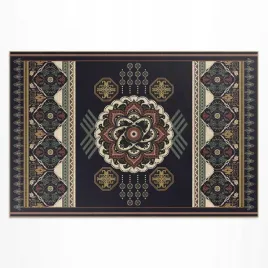 winylowy-dywan-z-dekoracyjnym-nadrukiem-kolorowa-ozdobna-czern-150x255-cm