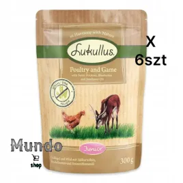mokra-karma-lukullus-junior-saszetka-smak-drob-i-dziczyzna-300-g-6szt