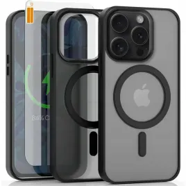 etui-magsafe-do-apple-iphone-15-pro-czarne-matowe-wzmacniane-szklo-9h