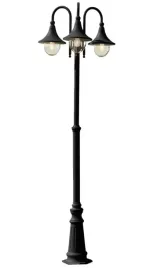 latarnia-ogrodowa-czarna-ip44-230cm-dolne-kule-aluminiowa-lampa