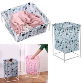 kosz-36l-na-pranie-skladany-plastik-i-tkanina