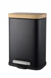 kosz-na-smieci-5l-black-white-czarny-bambusowa-klapa-wolnoopadajaca