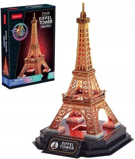puzzle-3d-wieza-eiffla-led-cubic-fun-kolekcja-night-edition