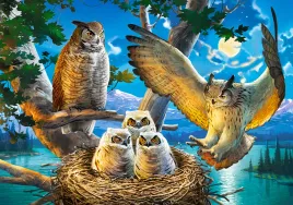 puzzle-500el-sowia-rodzina-castorland-b-53322