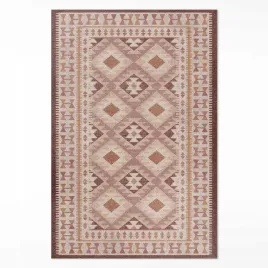 dywan-winylowy-z-grafika-vintage-wzor-dekoracyjna-imitacja-tkaniny-60x90-cm