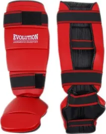 ochraniacze-na-golen-i-stope-evolution-czerwone-op-220-rozm-l