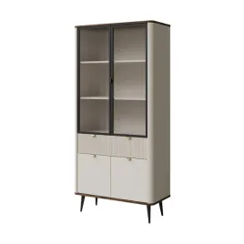 witryna-marly-2-szerokosc-90-cm-kaszmir-orzech-czterodrzwiowa-szuflada-sz