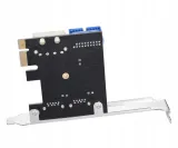 kontroler-pci-e-2x-usb-3-0-19-pin-molex-4pin-stan-nowy