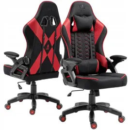 fotel-gamingowy-biurowy-obrotowy-kubelkowy-krzeslo-biurowe-czarno-czerwony