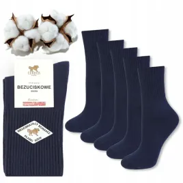 skarpetki-damskie-bawelniane-bezuciskowe-polskie-cerber-39-42-granat