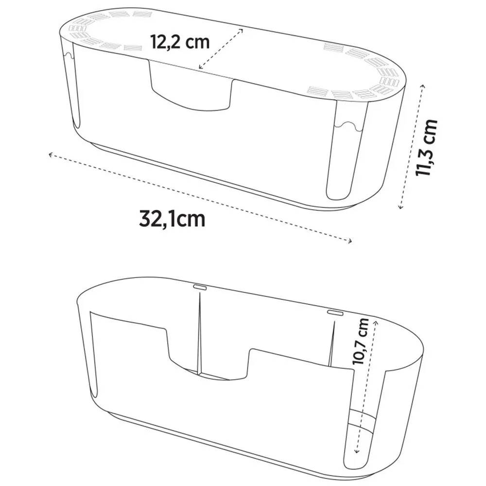 pojemnik-na-kable-bialy-stan-nowy