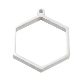 bez427-zawieszka-ramka-do-zywicy-szesciokat-24mm-stal-nierdzewna-srebrna