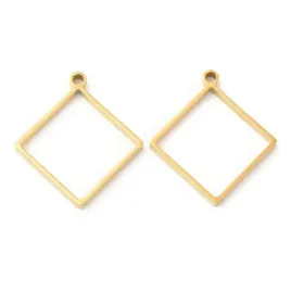 bez435-zawieszka-ramka-do-zywicy-romb-29x32mm-stal-nierdzewna-zlota