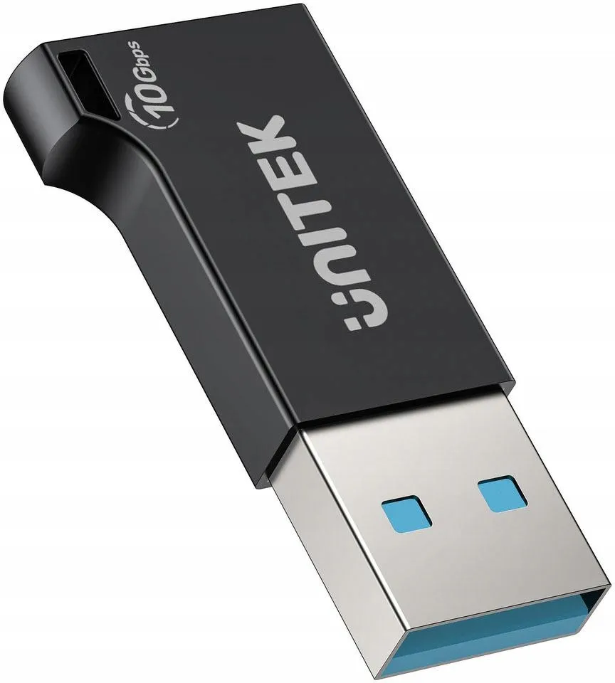 unitek-adapter-usb-a-do-usb-c-10gbps-czarny-stan-nowy