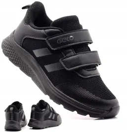 kids-buty-dzieciece-trampki-lekkie-adidasy-sportowe-rzepy-siatka-czarne-r35