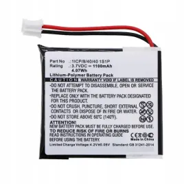 bateria-coreparts-li-pol-4-07wh-3-7v-1100mah-czarna-do-gps-coyote-navigato