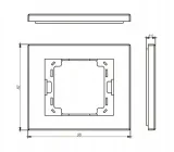 ramka-pojedyncza-abex-onyx-bezowy-liczba-gniazdek-1