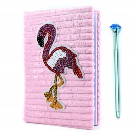 rozowy-zeszyt-miekki-notes-flaming-wlochaty-pluszowy-pamietnik-cienkopis