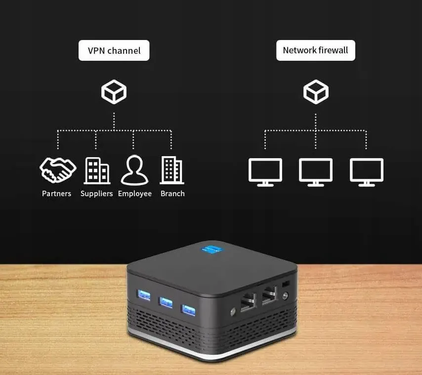 Mini PC T9 Plus Intel N100 RAM 16GB SSD 512GB SSD 3xHDMI 3xUSB 