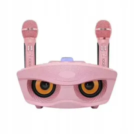 karaoke-bezprzewodowy-zestaw-glosnik-2-mikrofony-bluetooth-na-imprezy-pink