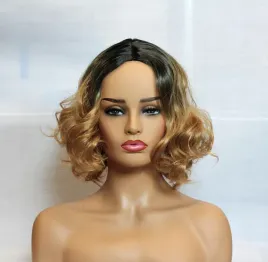 syntetyczna-naturalna-krotka-peruka-ombre