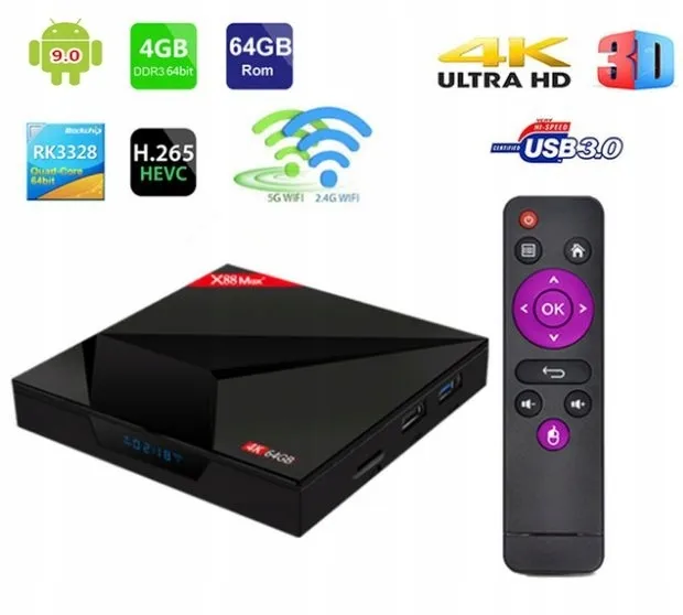 x88-max-plus-4-64gb-android-9-smart-tv-stan-nowy-marka-x88-pro