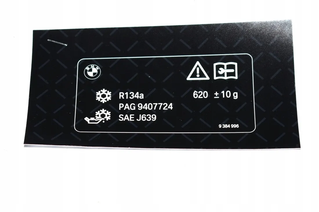 tabliczka-inf-czynnik-chlodniczy-bmw-e81-e84-x1-e87-e90n-e91n-e92n-stan-nowy