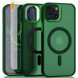 etui-do-magsafe-do-apple-iphone-13-14-zielone-pancerne-matowe-szklo