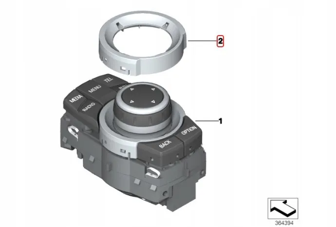 pierscien-chromowany-kontrolera-bmw-e70-e71-e81-numer-katalogowy-oryginalu-9353029-bmw-x5-e70