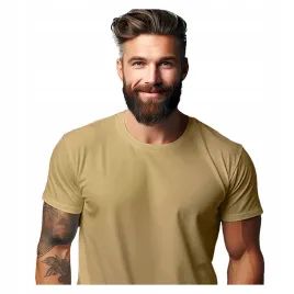 koszulka-meska-t-shirt-dla-mezczyzny-bawelniana-m-karmelowa-jakosc