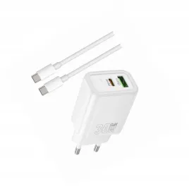 szybka-ladowarka-usb-c-gan-30w-z-dlugim-kablem-2m-do-vivo-y21s