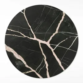 okragly-dywan-pcv-do-domu-ciemny-pekniety-marmur-glamour-kontrast-110-cm