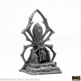 reaper-miniatures-dark-elf-queen-on-throne