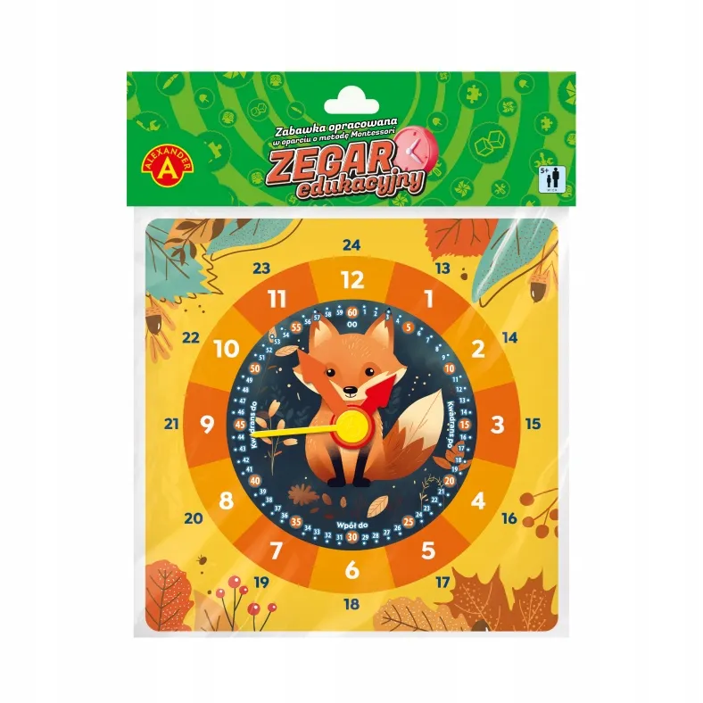 zegar-edukacyjny-lisek