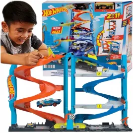 hot-wheels-city-wyscigowa-wieza-modularna-2w1-samochodzik-zjezdzalnia-64cm