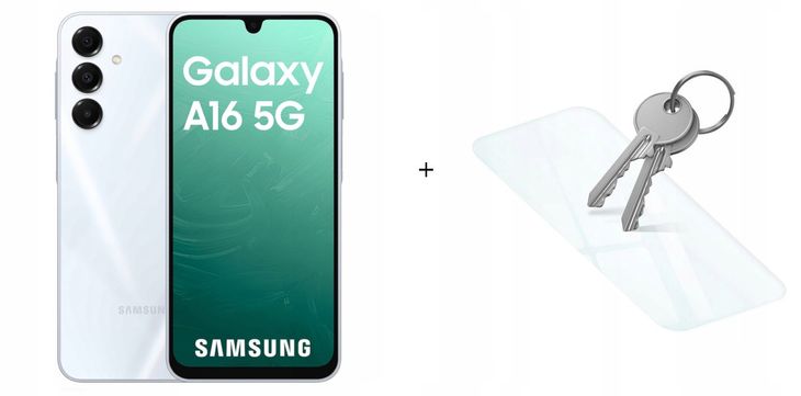 ﻿Samsung Galaxy A16 5G 128GB IP54 Light Gray + szkło
